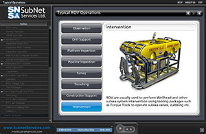 SubNet ROV Familiarisation Introductory Course Screenshot